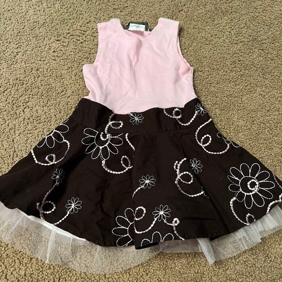Rare Too 2 Piece Dress & Long Sleeve Cardigan Set Toddler Girls Size 2T - Picture 1 of 8